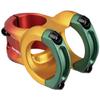 Spank Spoon 318 Stem Rasta(43mm), Chamfered bar clamp, Ultra-short stack height, Bicycle Stem, Ideal for ASTM 5, All mountain, enduro, trail, free ride, DJ, E-Bike view 1
