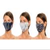 Beyond Trim 3 Pack Adult Women Face Covering Printed Fabric Cloth Protection Cover Reusable Washable Breathable 7/2/3 view 1