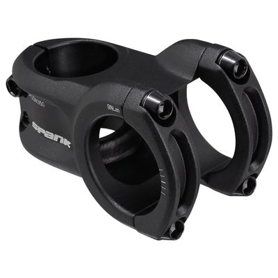Spank Spoon 350 Stem,Black,45mm Chamfered bar clamp, Ultra-short stack height, Bicycle Stem, Ideal for ASTM 5, All mountain, enduro, trail, free ride, DJ, E-Bike