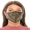 Beyond Trim 3 Pack Adult Women Face Covering Glitter Fabric Cloth Protection Cover Reusable Washable Breathable view 2