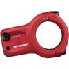 Spank Spoon 318 Stem Red(43mm), Chamfered bar clamp, Ultra-short stack height, Bicycle Stem, Ideal for ASTM 5, All mountain, enduro, trail, free ride, DJ, E-Bike view 2