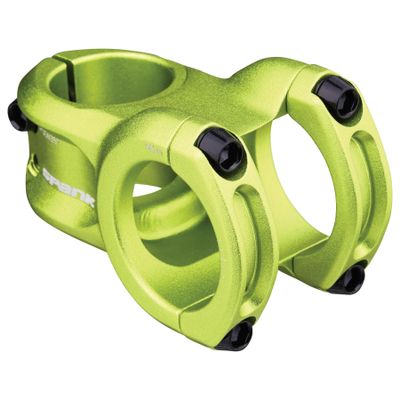 Spank Spoon 350 Stem,Green,45mm Chamfered bar clamp, Ultra-short stack height, Bicycle Stem, Ideal for ASTM 5, All mountain, enduro, trail, free ride, DJ, E-Bike
