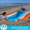 ECCOSOPHY Paradise Collection Includes 1 Oversized sandproof Beach Blanket 9x10 ft and 3 Quick Dry Microfiber Beach Towels 71x35 inches. view 2