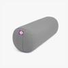Round Yoga Bolster Grey, bolster for restorative yoga, yoga pillow, iyengar yoga bolster, cotton bolster handmade, supportive view 1