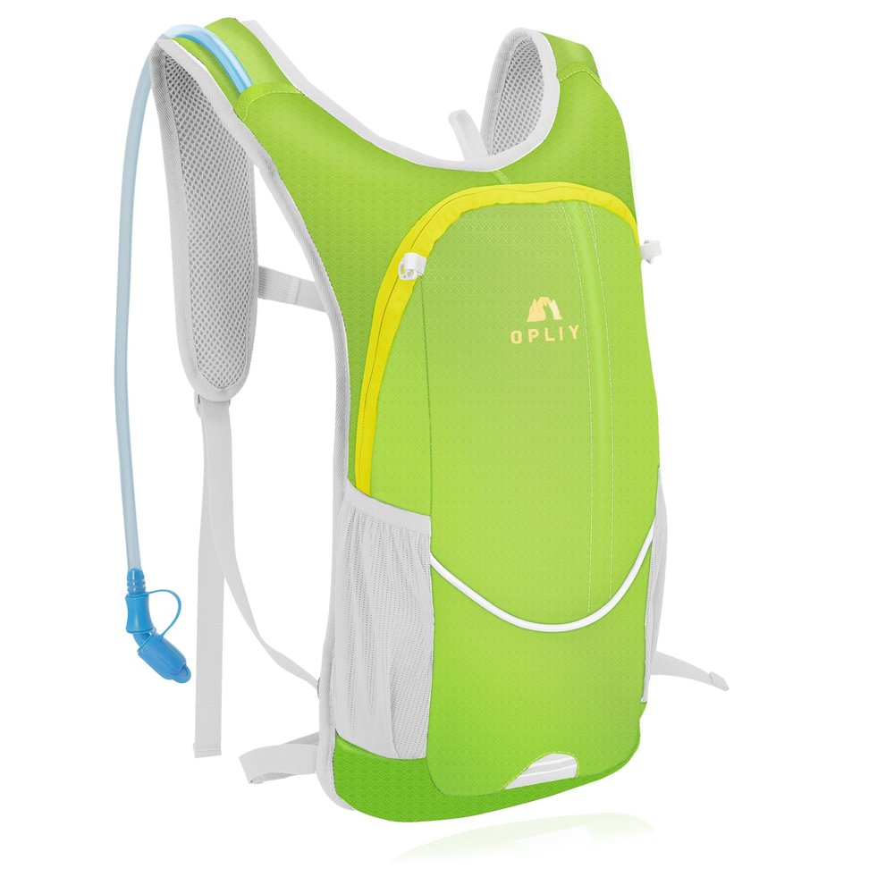 Hydration Pack,Hydration Backpack with 2L Hydration Bladder Lightweight Running Water Backpack for Women Men Kids (Green)