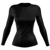 ROAR No Gi Full Set Ladies Sports Bra BJJ Leggings MMA Shorts & Grappling Rash Guard Female Fight Wear (Only For Ladies) (Black-3PCS-Set, X-Large) view 2