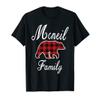 MCNEIL Family Bear Red Plaid Christmas Pajama Men Women Gift T-Shirt view 1