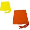 Drops Golden Pack of 4 Dastaar Cotton Patka Headwear Small Scarf with 4 Strings 2 Yellow and 2 Orange Combo 70 cm x 70 cm view 1