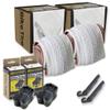 20 Inch Bike Tire Packages for Kids and BMX Tires. Fits 20x1.75 Bike Tube, Tire, Rims, Front or Rear Wheels. Includes Tire Tools. with or Without Tubes. 1 Pack or 2 Pack. White (2 Tires - with Tubes) view 1