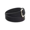 ARIAT Men's Embossed Logo Beveled-Edge Leather Belt, Black, 38 view 3