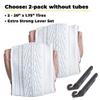 20 Inch Bike Tire Packages for Kids and BMX Tires. Fits 20x1.75 Bike Tube, Tire, Rims, Front or Rear Wheels. Includes Tire Tools. with or Without Tubes. 1 Pack or 2 Pack. White (2 Tires - No Tubes) view 4