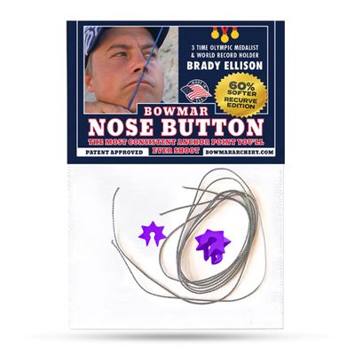 Bowmar Recurve Nose Button (Purple)