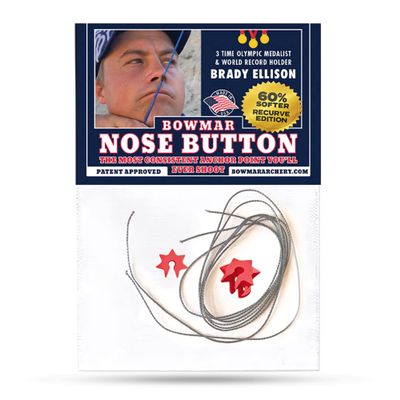 Bowmar Recurve Nose Button (Red)