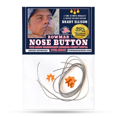 Bowmar Recurve Nose Button (Orange)