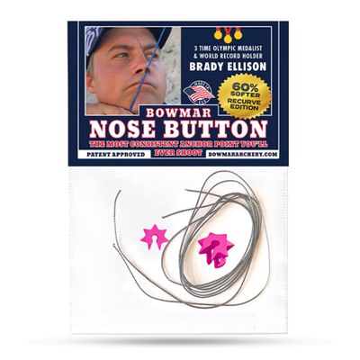 Bowmar Recurve Nose Button (Pink)