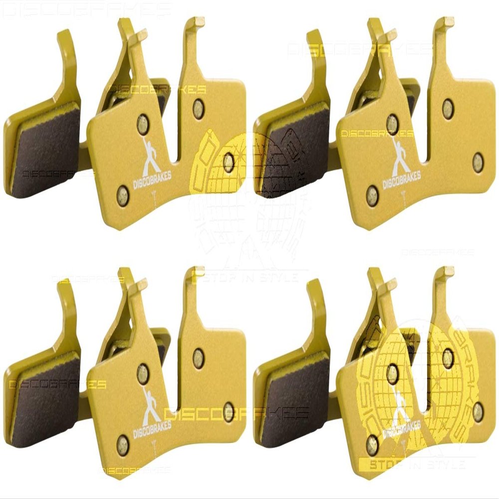 DiscoBrakes 4 Sets Pads for Magura MT5 Disc Brake, Sintered, MT 5, Downhill XC MTB Bicycle