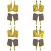 DiscoBrakes 4 Sets Pads for Magura MT5 Disc Brake, Sintered, MT 5, Downhill XC MTB Bicycle view 2