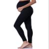POSHDIVAH Women's Maternity Leggings Over The Belly Pregnancy Yoga Pants Active Wear Workout Leggings Black Large view 2