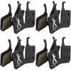 DiscoBrakes 4 Sets Pads for Magura MT5 MT 5 Disc Brake, Semi-Metallic, Mountain Bicycle DH XC view 3