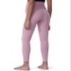 POSHDIVAH Women's Maternity Leggings Over The Belly Pregnancy Yoga Pants Active Wear Workout Leggings Pink Small view 4