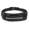 Adjustable Running Belt for Phones, Cards, Passports Sports Waist Pack with Belt for Placing Bottles Lightweight Water Proof Travel Suitable Fitness Waist Bag (Black) view 2
