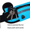 Adjustable Running Belt for Phones, Cards, Passports Sports Waist Pack with Belt for Placing Bottles Lightweight Water Proof Travel Suitable Fitness Waist Bag (Black) view 4