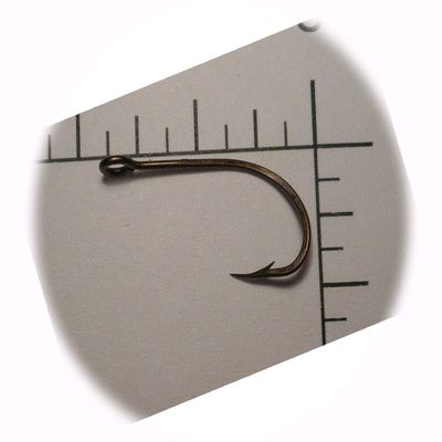 100 PCs no.4 EX Long Shank Bait Beak Hooks Large Ring Bronzed REV Fishing Equipment and More for Successful Fishing by Kolotivichtol