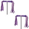 ABSOAR Cycling Colorful Bike Streamers Girls Boys Kids Bicycle Tassel Ribbon Handlebar Scooter Streamers 2 Pairs, Lavender view 1