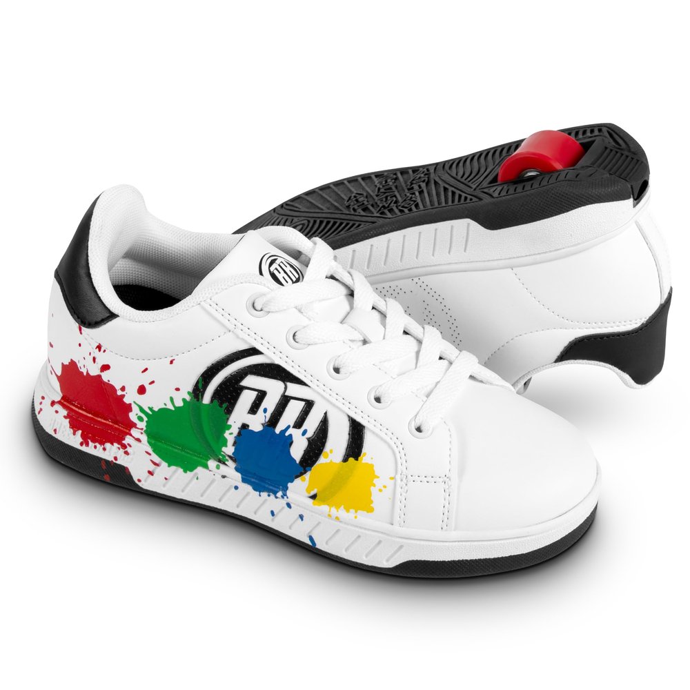 BREEZY ROLLERS Kids' Roller Shoes | Transform from Street Sneakers to Roller Skates in Seconds | Patented Click System | Roller Sneakers for Boys & Girls