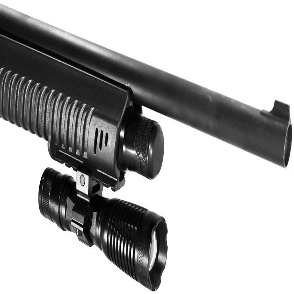 TRINITY SUPPLY Compact LED Flashlight 1500 Lumens Flashlight Compatible with Picatinny Rails mossberg Remington Winchester.