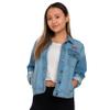 FOCO Mississippi State Bulldogs NCAA Womens Denim Days Jacket - S view 1