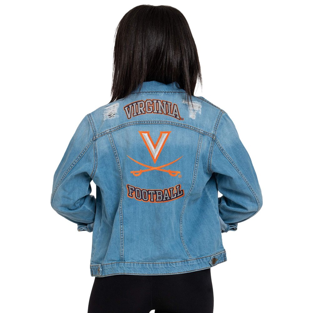 FOCO Virginia Caveliers NCAA Womens Denim Days Jacket - XL