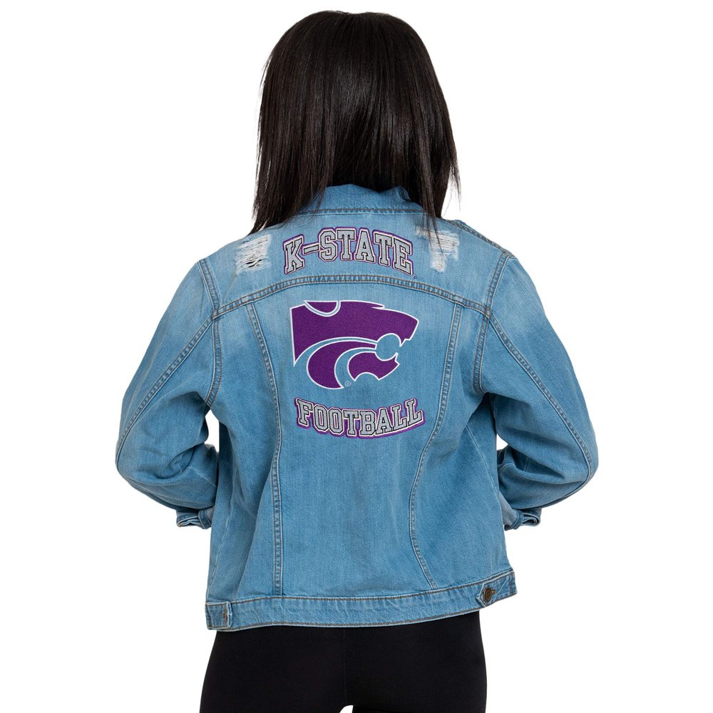 FOCO Kansas State Wildcats NCAA Womens Denim Days Jacket - XL