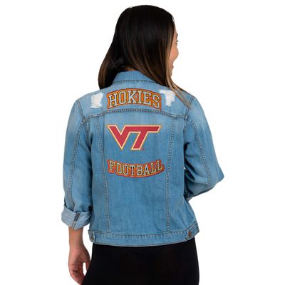 FOCO Virginia Tech Hokies NCAA Womens Denim Days Jacket - XL