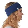 CHARM Headband Sweat Band Wrist Wrap - Classic Bands for Working Out, Running, Tennis, Ribbed Cotton Khaki x Navy view 2