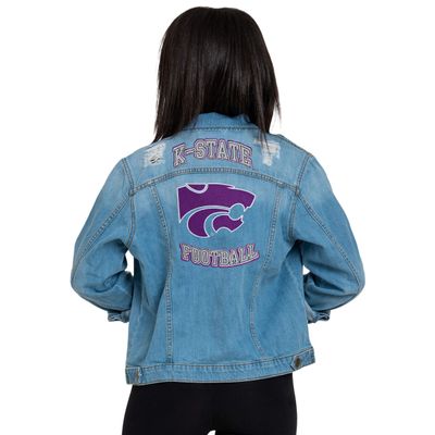 FOCO Kansas State Wildcats NCAA Womens Denim Days Jacket - L