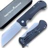 TACTICAL GEARZ Pocket Folding Knife for EDC, G10 Handle, Stonewashed D2 Steel Blade, Includes Sheath (Eros) view 1