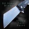TACTICAL GEARZ Pocket Folding Knife for EDC, G10 Handle, Stonewashed D2 Steel Blade, Includes Sheath (Eros) view 2