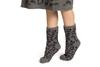 Barefoot Dreams CozyChic Youth Barefoot In The Wild Sock, Graphite/Carbon view 2