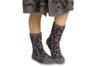 Barefoot Dreams CozyChic Youth Barefoot In The Wild Sock, Graphite/Carbon view 3