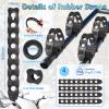 Bike Rack Strap, Bike Wheel Stabilizer Straps, OEM Rubber Strap Accessory Kit, Compatible with Allen Sports Premier Back Rack/Thule 534 view 3