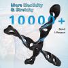 Bike Rack Strap, Bike Wheel Stabilizer Straps, OEM Rubber Strap Accessory Kit, Compatible with Allen Sports Premier Back Rack/Thule 534 view 4
