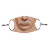Costume Agent Halloween Costume Cloth Face Mask Double Layer Reusable Masks (Einstein) view 2