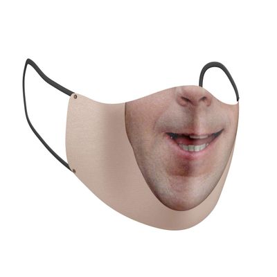 Costume Agent Halloween Costume Cloth Face Mask Double Layer Reusable Masks (Garth)