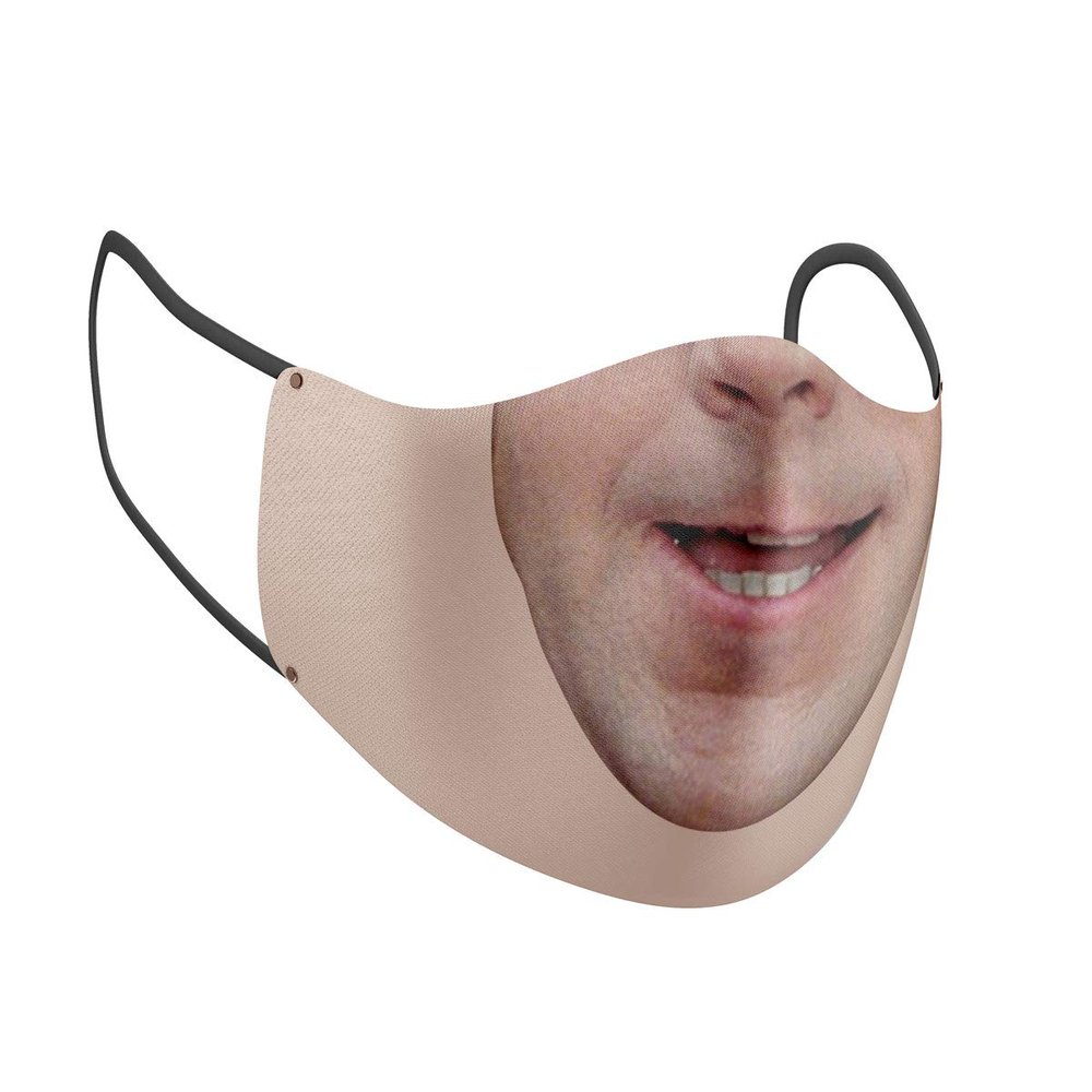 Costume Agent Halloween Costume Cloth Face Mask Double Layer Reusable Masks (Garth)