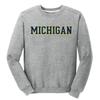 J2 Sport University of Michigan Wolverines NCAA Basic Unisex Crewneck Fleece view 1