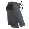 Sanguine Men Shorts for Training Kick Boxing, Tough Trunks for Cage Fighting Muay Thai Workout Shorts, Gym Martial Arts Grey-Black view 1