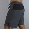 Sanguine Men Shorts for Training Kick Boxing, Tough Trunks for Cage Fighting Muay Thai Workout Shorts, Gym Martial Arts Grey-Black view 3