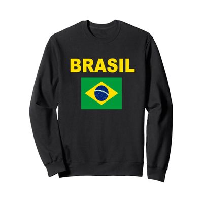 Brazil Flag Cool Brasil Flag Brazilian Flags Men Women Sweatshirt
