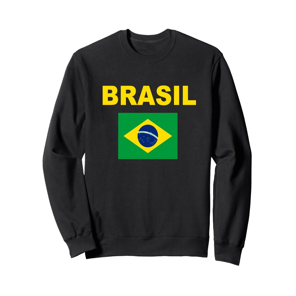 Brazil Flag Cool Brasil Flag Brazilian Flags Men Women Sweatshirt